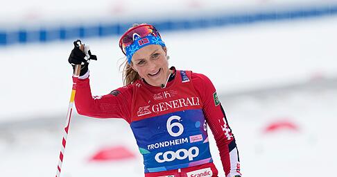 Mutterfreuden statt Comeback: Die norwegische Ski-Langläuferin Therese Johaug ist wieder schwanger. (Archivbild)