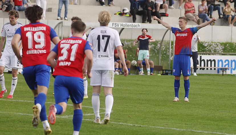 Sebastian Schiek jubelt nach seinem Tor zum 1:1-Ausgleich.