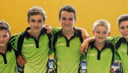 Das TSG-Team (von links): Tom-Cedric Weinberger, Tim-Constantin Weinberger, Tom Mayer, Daniel Meisner und Tim Hankel.Foto: privat