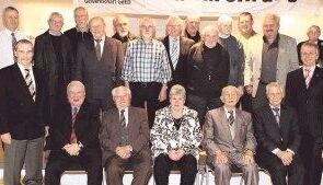 Die Eisenbahner-Gewerkschaft Transnet ehrte bei einer feierlichen Veranstaltung ihre langj&auml;hrigen Mitglieder.Foto: Ralf Seidel