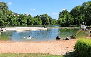 Es gibt noch viel Platz an einem heißen Sommernachmittag: das Kocherfreibad am Dienstag. Es gibt noch viel Platz an einem heißen Sommernachmittag: das Kocherfreibad am Dienstag.