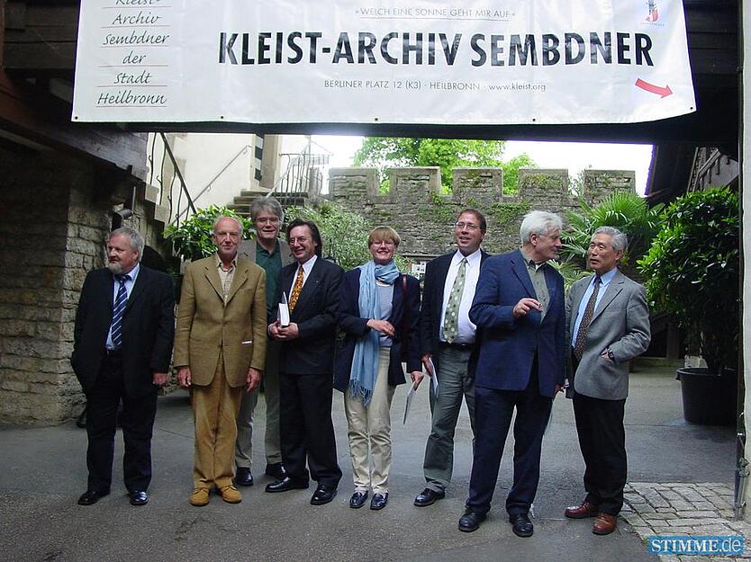 2004: Kleist-Archiv-Sembdner unterwegs:  "Amphytrion"-Tagung bei den Burgfestspielen in Jagsthausen.