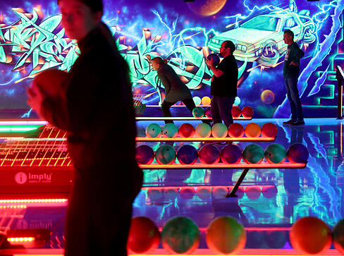 Zur Er&ouml;ffnung der Actionzone f&uuml;llte sich das Wollhaus mit neugierigen Besuchern.