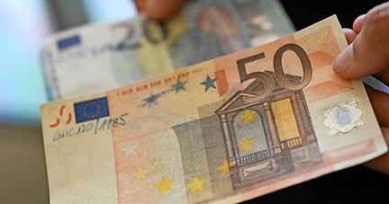 Die Bundesbank registriert im Jahr 2022 deutschlandweit 44 145 falsche Euro-Banknoten im Wert von 2,7 Millionen Euro.