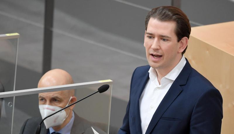 Sebastian Kurz, Bundeskanzler von &Ouml;sterreich, spricht sich f&uuml;r einen europ&auml;ischen Impfpass nach dem Vorbild Israels aus.