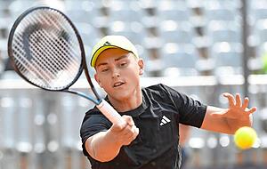 Zarte 17: Justin Engel aus Nürnberg, wie Diego Dedura dank einer Wildcard am Start, verlor am Dienstag 3:6, 3:6 gegen den einfach besseren Argentinier Facundo Mena.