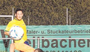 Nicht zu &uuml;berwinden: Patrick Kipp vom TSV Obergimpern.Foto: Klaus Kr&uuml;ger