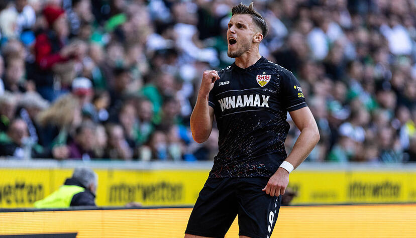 Ermedin Demirovic sitzt beim Spiel in Madrid nur auf der Bank des VfB Stuttgart. Ermedin Demirovic sitzt beim Spiel in Madrid nur auf der Bank des VfB Stuttgart.