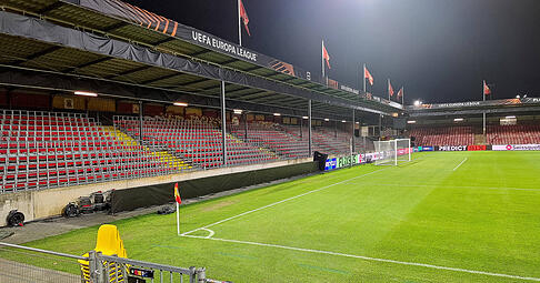Der Gästeblock im Stadion von Deventer wird beim Spiel des VfB Stuttgart recht leer sein. Die aktive Fanszene ist abgereist.