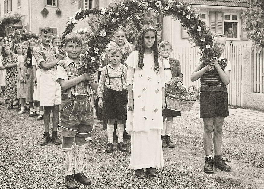 Lehrensteinsfeld Gesangverein Harmonie 1949 mit Kinderfest (Reproduktion)