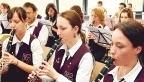 Die Lehrensteinsfelder Musiker spielen in der Höchststufe.Foto: Veigel Die Lehrensteinsfelder Musiker spielen in der Höchststufe.Foto: Veigel