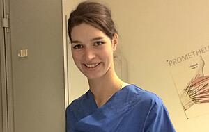 Den ersten Teil ihres Praktischen Jahres hat Carina Bär im SLK-Klinikum absolviert. Foto: Stefanie Wahl Den ersten Teil ihres Praktischen Jahres hat Carina Bär im SLK-Klinikum absolviert. Foto: Stefanie Wahl