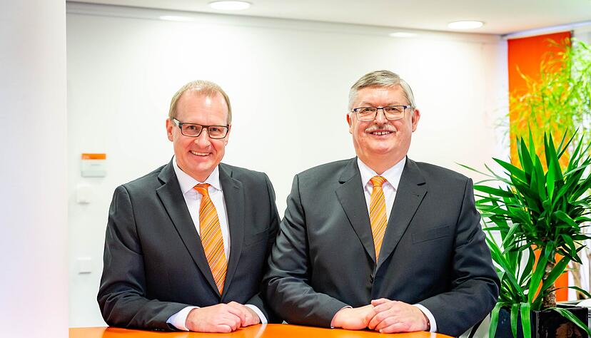 Vorstand der Bank: Rainer Schwab (rechts) und Thomas Reuter.
Foto: privat