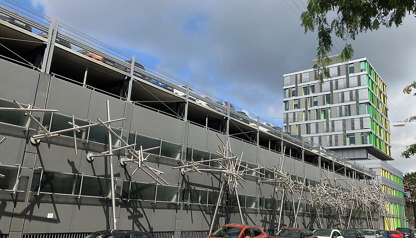 Dunkle Wolken &uuml;ber dem Kreishaus in der Heilbronner Lerchenstra&szlig;e. Die Finanzlage der Kommunen und Landkreise verschlechtert sich weiter.