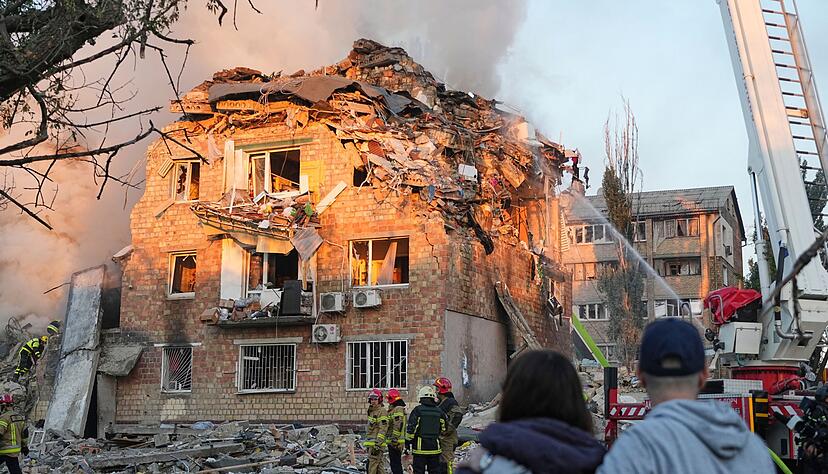 Immer wieder nimmt Russland Kiew ins Visier.