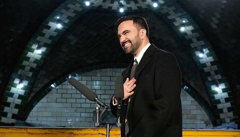 Mamdani nach seiner Vereidigung.