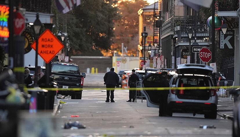 Ein Mann ist mit einem Auto ins French Quarter gerast und hat Dutzende Menschen erfasst.
