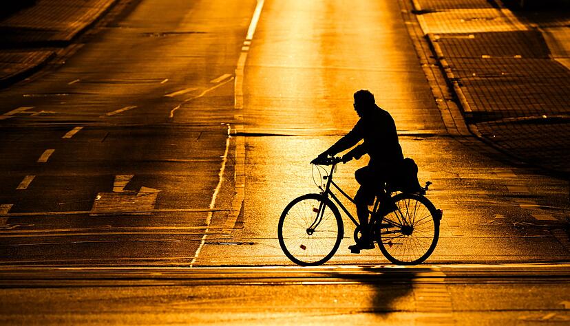 Radfahrer verunfallen oft auch ganz alleine. (Symbolbild)