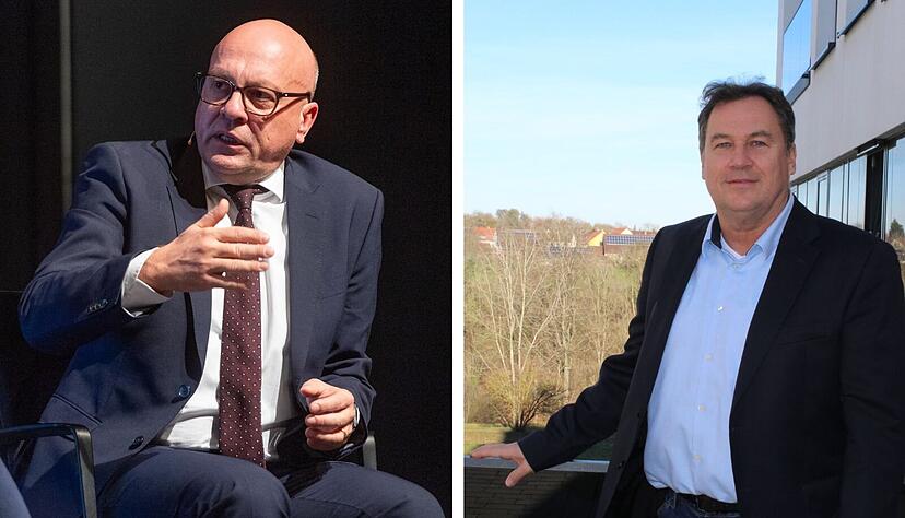 Alexander Throm (links) und Christian von Stetten sitzen bei den Koalitionsverhandlungen zwischen Union und SPD mit am Tisch.