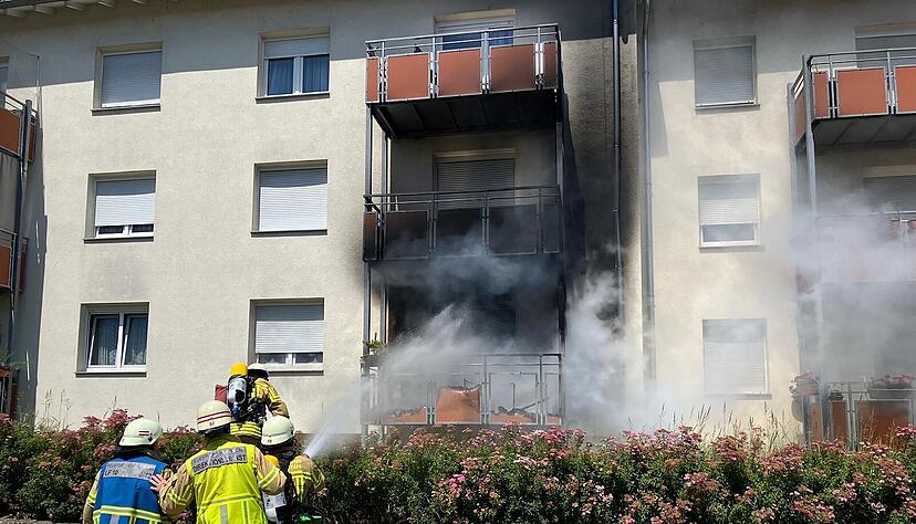 Die Feuerwehr Heilbronn musste am Samstag zu einem Brand nach Heilbronn-Frankenbach ausrücken.