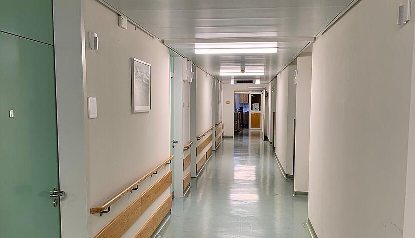 Blick in die Onkologie-Station der SLK-Klinik in Heilbronn. Blick in die Onkologie-Station der SLK-Klinik in Heilbronn.