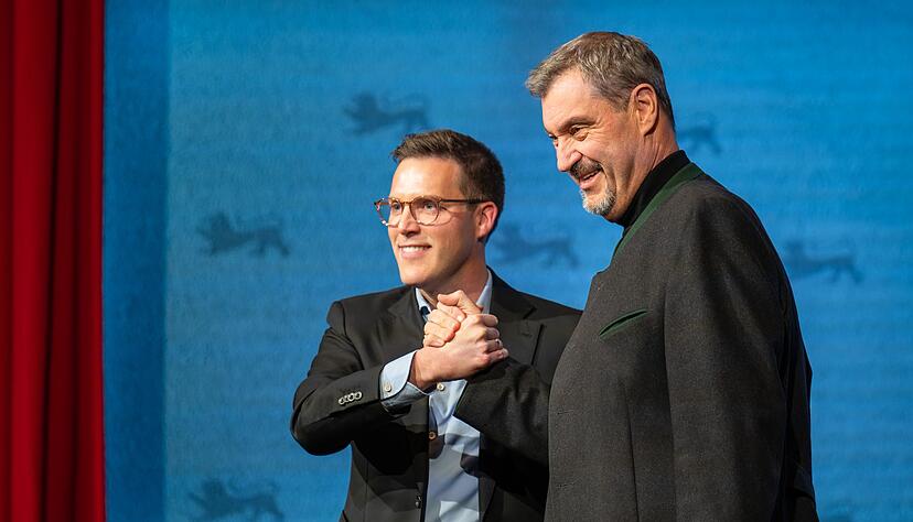 Manuel Hagel und Markus Söder betonen die Bedeutung der Südländer. Manuel Hagel und Markus Söder betonen die Bedeutung der Südländer.