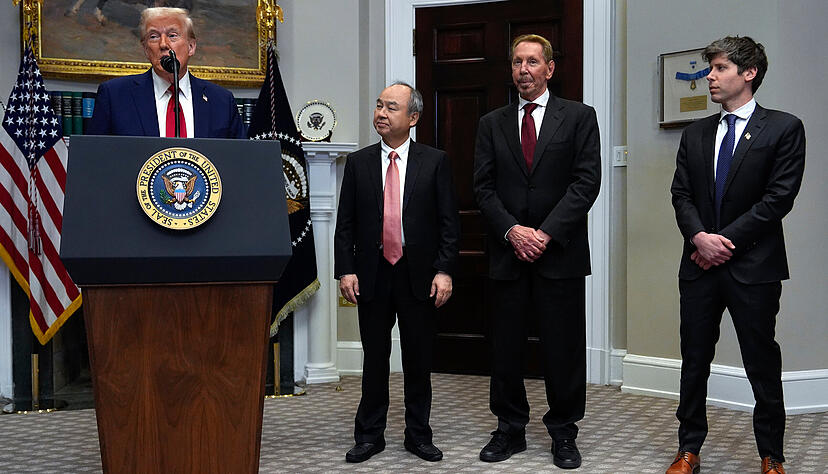 Trump kündigte das Projekt „Stargate“ mit Tech-Unternehmern im Weißen Haus an.