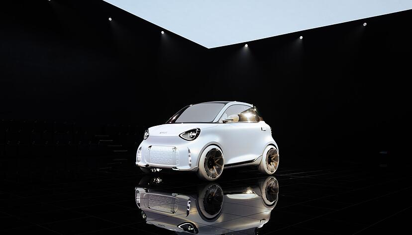 Kleinwagen? Ganz-Kleinwagen! Mit dem #2 soll es bei Smart auch wieder einen Ultrakompakten geben, der auch quer in die Parkl&uuml;ck passt.