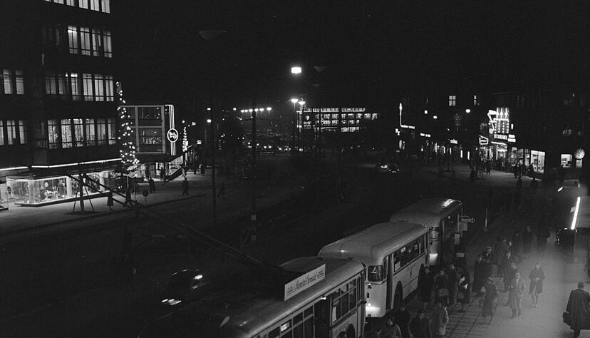 Solche Oberleitungsbusse fuhren nur neun Jahre lang durch Heilbronn. Schon 1960 war wieder Schluss.
