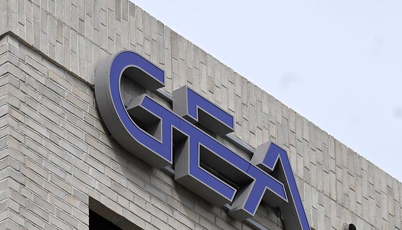 Gea-Logo am D&uuml;sseldorfer Unternehmenssitz (Archivbild)