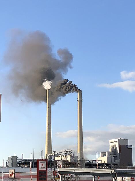 Brand auf EnBW-Gelände in Heilbronn