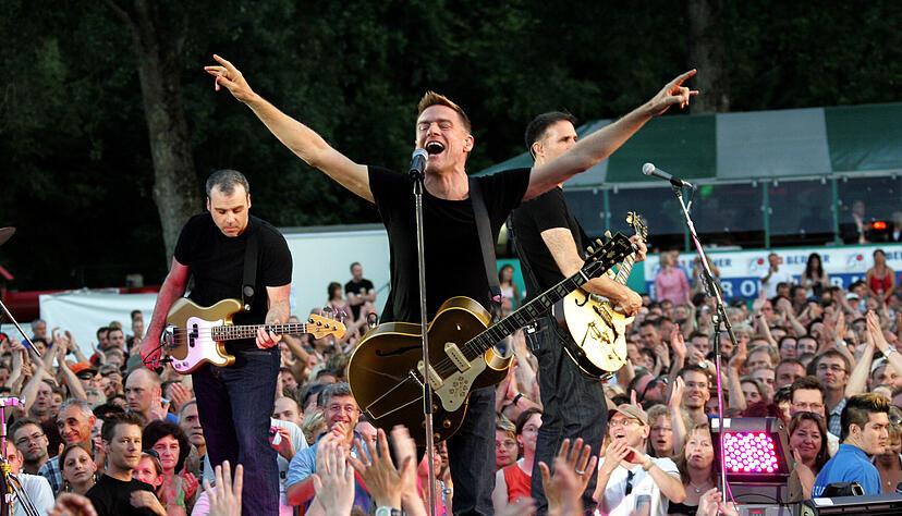 So sah es aus, als Bryan Adams das letzte Mal in Künzelsau zu Gast war: 2007 beim Berner-Open-Air auf den Wertwiesen.