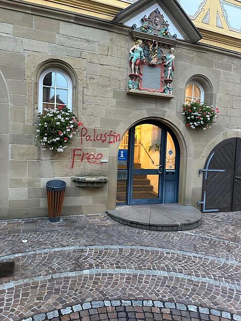 Wie auch das Rathaus in Möckmühl.