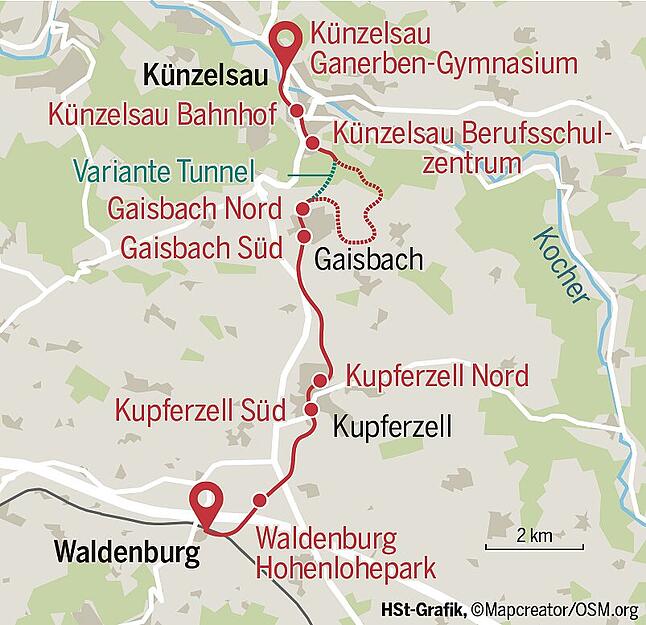 Reaktivierung der Bahnstrecken in der Region: Mögliche Varianten
