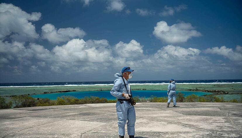 Die Marshallinseln waren einst ein Paradies - aber die US-Atomtests machten viele Inseln unbewohnbar. Die Marshallinseln waren einst ein Paradies - aber die US-Atomtests machten viele Inseln unbewohnbar.
