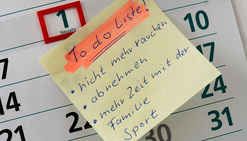 Gute Vors&auml;tze f&uuml;rs neue Jahr: Gewohnheiten zu &auml;ndern, erfordert Motivation und die richtige Strategie.