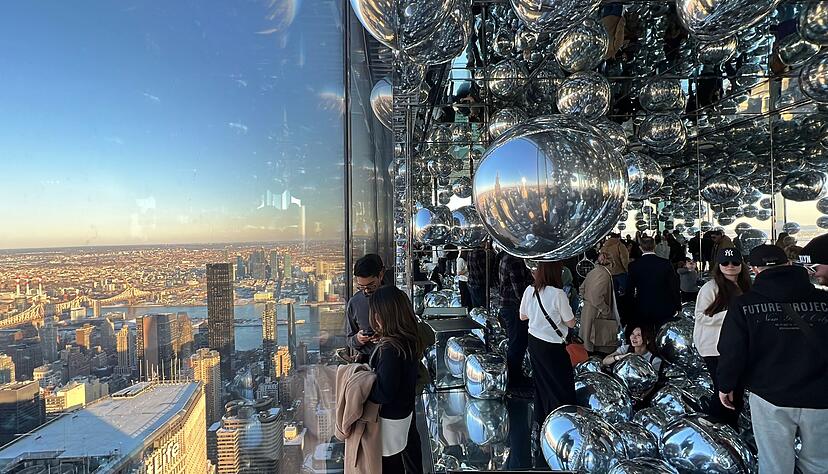 Ballons über Manhattan. Ballons über Manhattan.