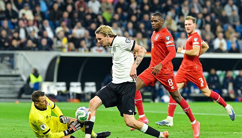 Wartet weiter auf sein erstes Tor im DFB-Trikot: Nick Woltemade.