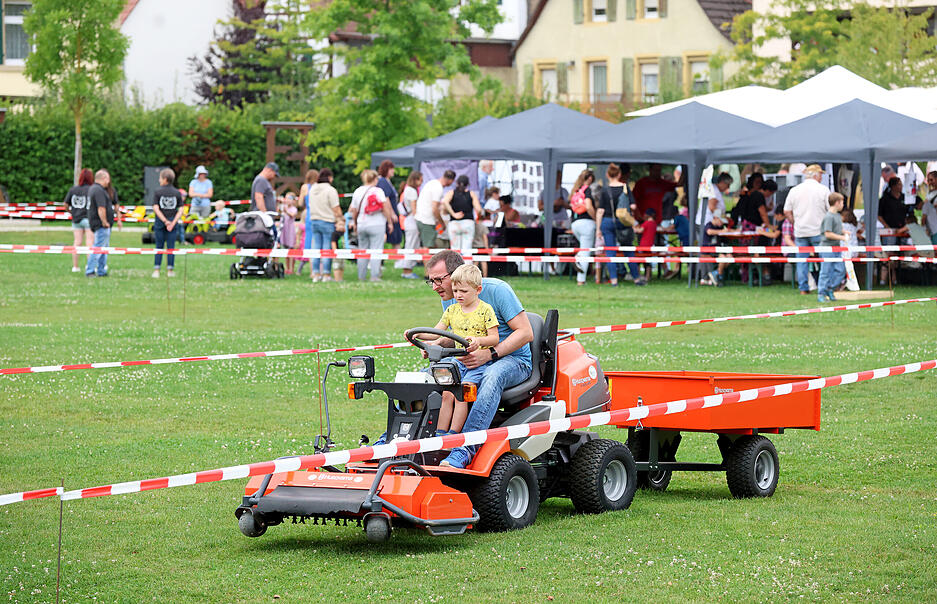 Für die kleinen Besucher hat es Programm beim Fest zum Bestehen von Agroa Raiffeisen in Eppingen gegeben.