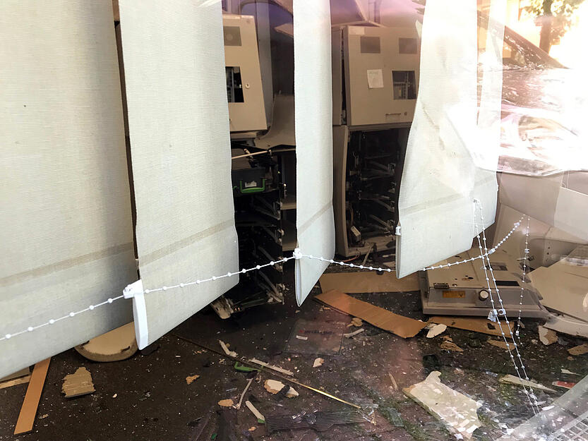 Bankautomaten in Untergruppenbach gesprengt