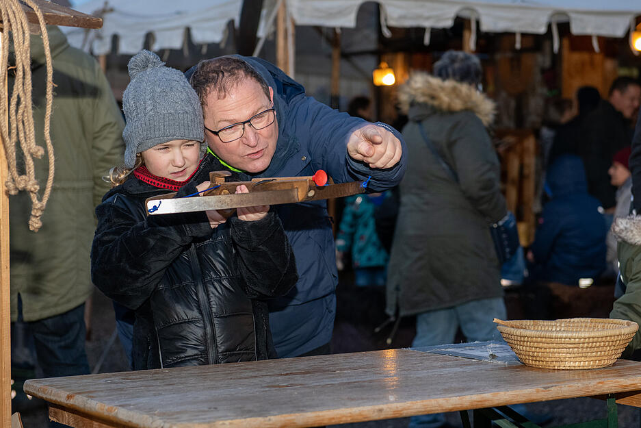 Mittelalterlicher Weihnachtsmarkt Burg Stettenfels
