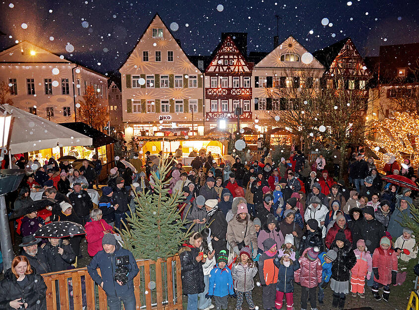 Eröffnung des Öhringer Weihnachtsmarktes