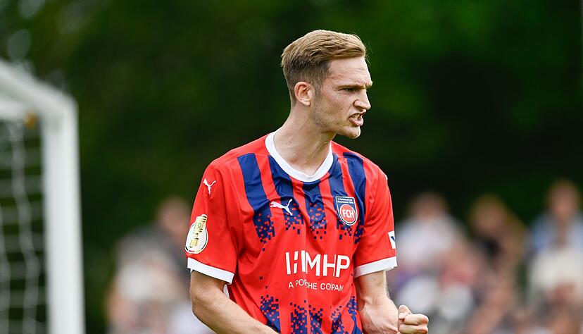 Maximilian Breunig brachte den 1. FC Heidenheim in Ingolstadt mit 1:0 in Führung. Maximilian Breunig brachte den 1. FC Heidenheim in Ingolstadt mit 1:0 in Führung.