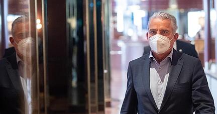 Der CDU-Landesvorsitzende Thomas Strobl geht zur ersten Fraktionssitzung der CDU Baden-W&uuml;rttemberg nach der Landtagswahl.