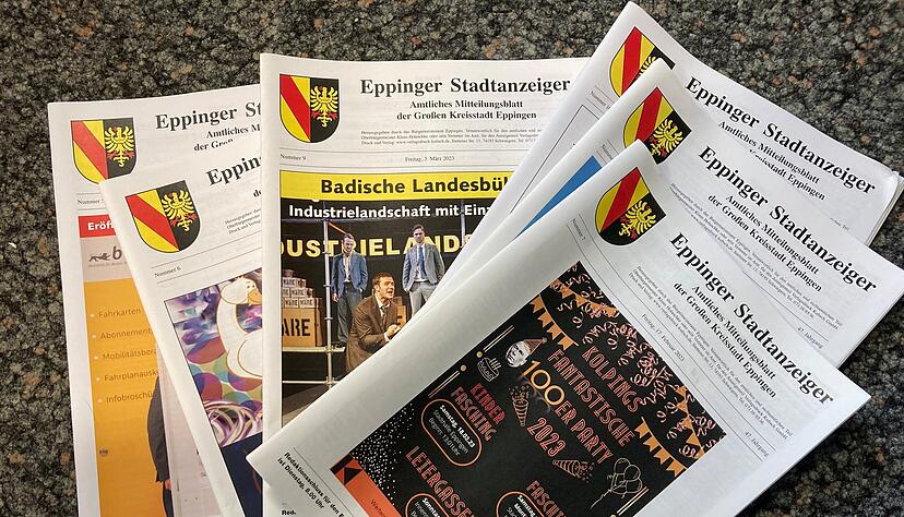 Der Eppinger Stadtanzeiger erscheint wöchentlich. Parteien und Wählergruppen können ihre Inhalte hier bis zu vier Wochen vor der Wahl vorstellen.
Foto: Jörg Kühl