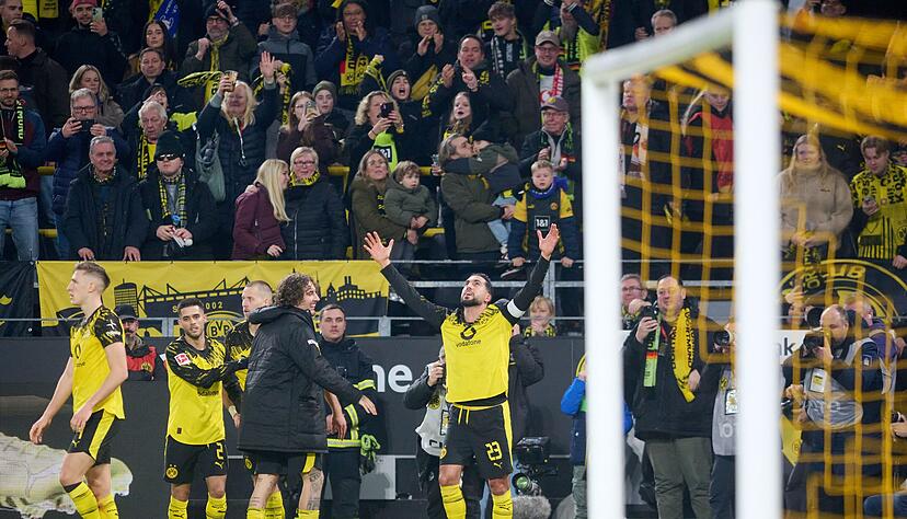 BVB-Kapit&auml;n Emre scheint sich bei h&ouml;heren M&auml;chten f&uuml;r die effiziente BVB-Ausbeute zu bedanken