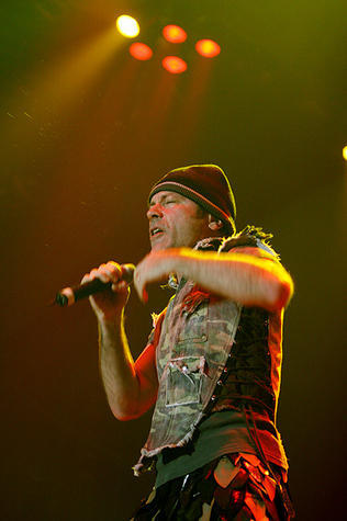 Konzert von Iron Maiden in Basel, St. Jakobshalle