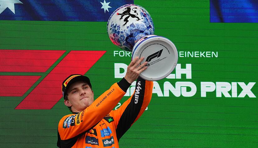 Oscar Piastri gewann das Rennen in Zandvoort. Oscar Piastri gewann das Rennen in Zandvoort.