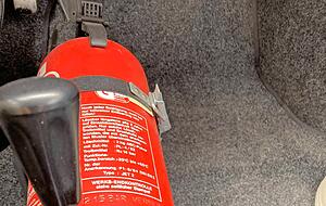 Im Prinz liegt ein Feuerlöscher bereit. Benötigt wurde er glücklicherweise noch nicht.