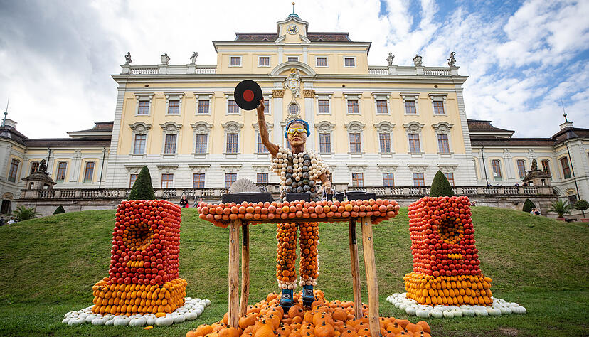 Im vergangenen Jahr stand die Kürbisausstellung im Blühenden Barock unter dem Motto "Musik". Foto: dpa Im vergangenen Jahr stand die Kürbisausstellung im Blühenden Barock unter dem Motto "Musik". Foto: dpa